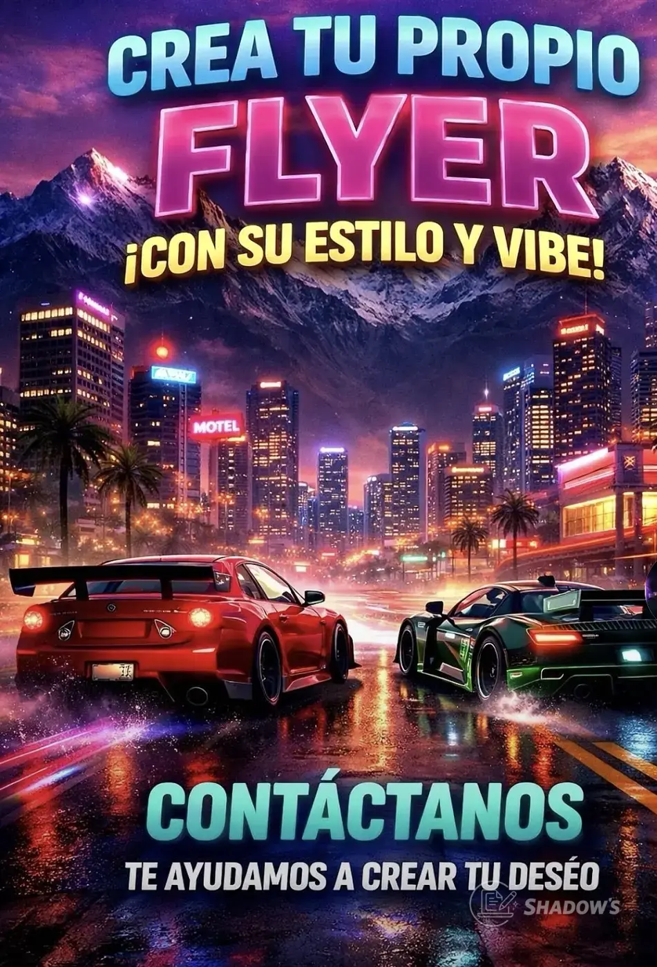 Promoción para crear un flyer personalizado